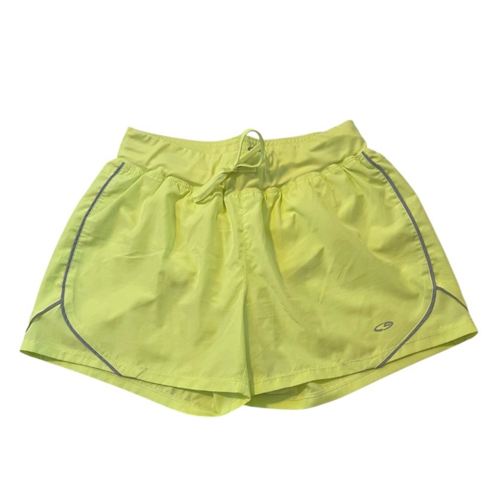 C9 by Champion Highlighter Yellow Athletic Shorts with Elastic Waistband